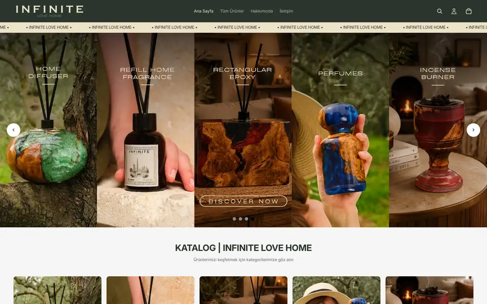 Сайт infinitelovehome.com